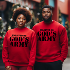 Enlisted in God's Army Faith-Inspired Sweatshirt