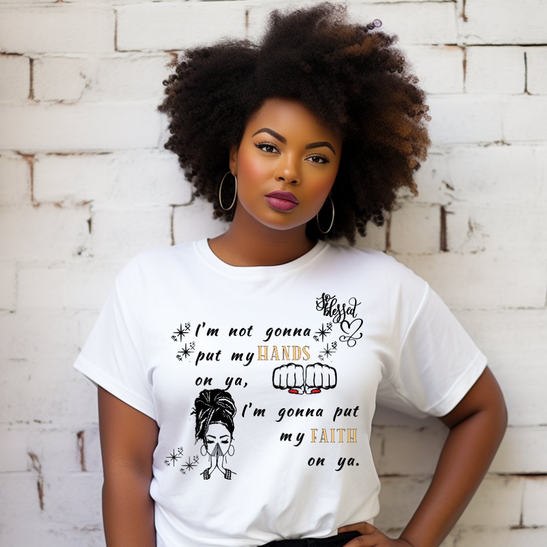 Choose Faith Over Fists Tshirt